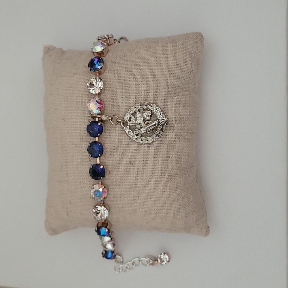 Rhinestone Bracelet w Golf charm